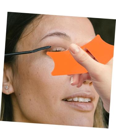 Housoutil Mascara Make Up Orange Blindfold Girls Guard Auxiliary Portable Makeup Tools Stencils Template Teen 10.3x3.8cm Orange - Buy Online on GoSupps.com