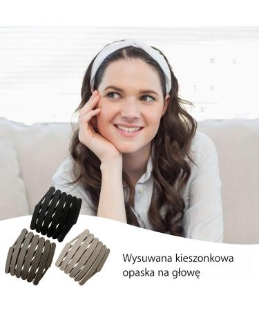 Non Slip Headbands for Women | Retractable Multifunctional Anti-slip Hairband - Stylish Girls Hair Decorations Space-Saving Hairband for Facial Cleaning - Buy Online on GoSupps.com
