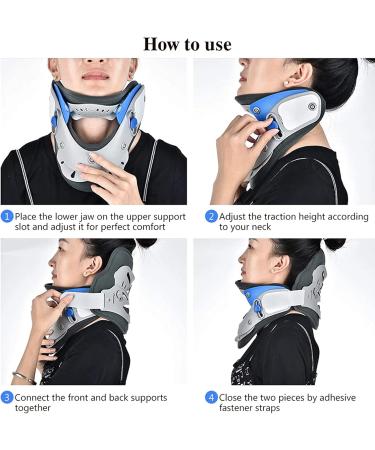 Neck Correction Repair Collar & Support Brace | Breathable Cervical Traction Massager for Spine Relief - Buy Online on GoSupps.com