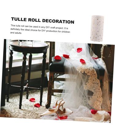 ABOOFAN 3 Rolls Christmas Scarf Dinner Table Decor Mesh Ribbon Diy Wrapping Tulle Star Yarn - Buy Online on GoSupps.com