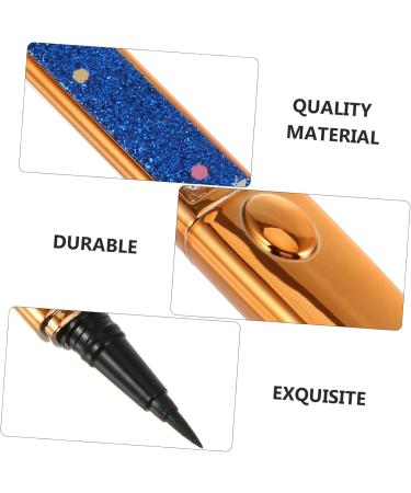 Beatifufu Self Adhesive Mascara Diamond Liquid Eyeliner No Blooming Eye Liner Self-adhesive Eye Liner Plastic 1 count (Pack of 1) Blue - Buy Online on GoSupps.com