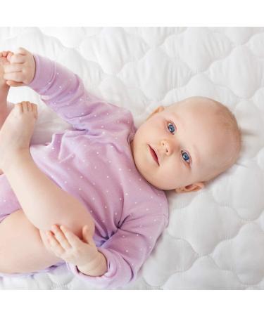 Pack N Play Mattress Pad | Waterproof & Soft Quilted Cover for Graco Pack 'n Play Travel Dome LX | Fitted Sheets Protector in 4 Sizes - Buy Online on GoSupps.com