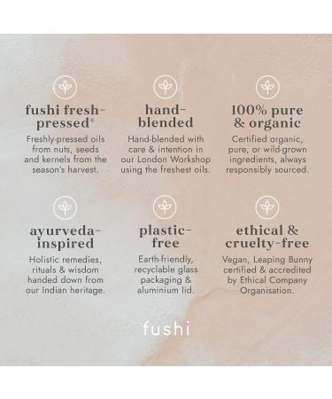 Fushi Organic Jojoba Oil 100ml - Rich in Vitamin E - Ideal for Skin and Hair - Hypoallergenic & Vegan - Made in the UK - Buy Online on GoSupps.com