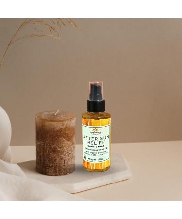 Bodyceuticals Organic Calendula After Sun Oil Moisturizing Face and Body with Olive Oil and Vitamin E Lightweight Formula for Normal to Oily Skin 2 oz - Buy Online on GoSupps.com