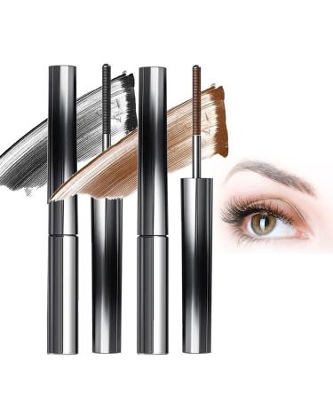 Styledchic s Iron Wand Mascara Styledchic 3d Curling Eyelash Iron Mascara Mascara With Metal Wand Waterproof Curling And Long-Lasting Mascara Metal Mascara Wand Waterproof (2PC one size) 2pc 4 ml (Pack of 1)