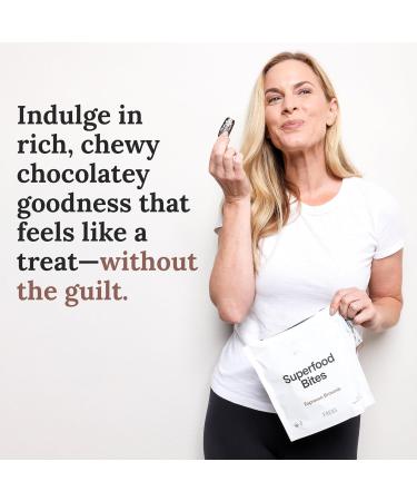 For Wellness Superfood Bites Focus | Healthy Snacks for Adults and Kids | Organic Healthy Snack with Nootropics for Energy and Brain Food | Cocoa Espresso Brownie Bites 10 Count 10 Bites - Buy Online on GoSupps.com