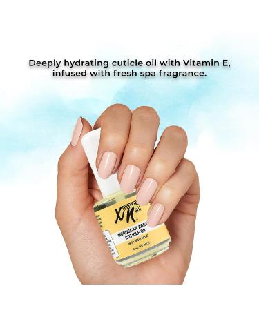Xtreme Nail Moroccan Argan Cuticle Oil - Revitalizing Treatment with Vitamin E for Nourished and Stronger Nails, 0.5 Oz - Buy Online on GoSupps.com