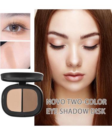Eye Shadow Palette Makeup | Two-Color Matte Pearlescent Eye Shadow Makeup - Long-Lasting Eye Shadows Waterproof Natural Colors Make up Eye Shadows Cosmetics Pologmase 04# Loose Roasted Chestnuts - Buy Online on GoSupps.com