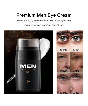 Day & Night Men's Eye Cream - Anti-Aging Dark Circle Treatment for Wrinkles & Bags - Youthful Skin Solution - Buy Online on GoSupps.com