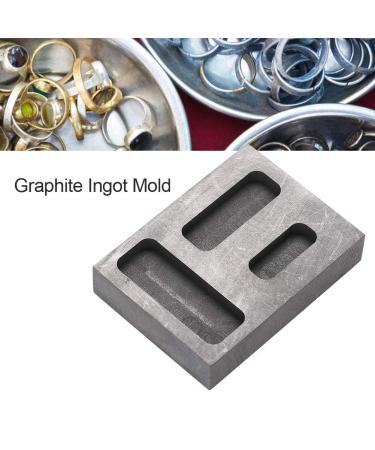Salmue Graphite Melting Mold Combo for Gold Silver Aluminum Jewelry - Ingot Torch Crucible for Casting and Refining - Buy Online on GoSupps.com