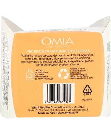 Omia - Body Almond Oil Contains a berry and a body cream Moisturizing emollient and regenerating Dematologically tested - Buy Online on GoSupps.com