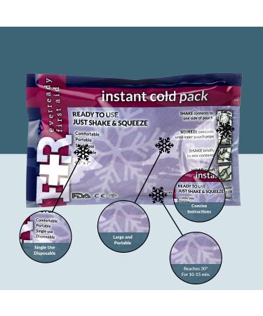 Ever Ready First Aid Instant Ice Pack for Injuries - 4.5 x 7 - 24 Pack - Buy Online on GoSupps.com
