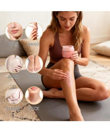 Body Scrubs for Women 200g Natural Body Wash Moisturizing Softening Bikini Area Exfoliator for Dead Skin Beauty and Shine Daily Use in Shower - Buy Online on GoSupps.com