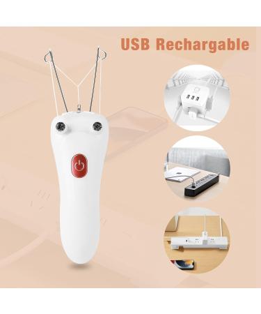 USB Rechargeable Face Epilator & Electric Eyebrow Threading Tool for Women - Buy Online on GoSupps.com