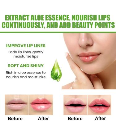 Color Lip Gloss - Nourishing Lip Moisturizer with Aloe - Lip Lifting Lip Gloss Powerful Lip Plumping Oil Prevents Dubbulon Lips - Buy Online on GoSupps.com