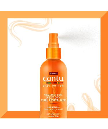 Cantu Comeback Curl Next Day Revitalizer Mist with Shea Butter - 12 fl oz (Pack of 1) - Buy Online on GoSupps.com
