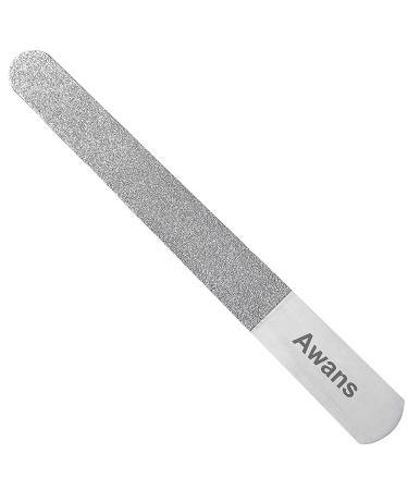 Diamond Deb Nail File Double Sided Diamond Dust Coating 6" Stainless Steel