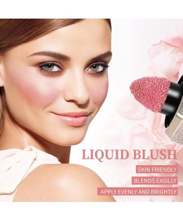 PASNOWFU Soft Cream Liquid Blush - Waterproof, Long Lasting, Smudge Proof | Foggy Pink Cheek & Lip Tint for Bright, Natural Looking Skin - Buy Online on GoSupps.com