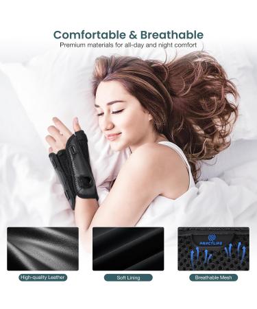 Thumb Brace Right Hand - Wrist Support for Arthritis CMC Trigger & Carpal Tunnel Relief | Night Splint for De Quervains Tenosynovitis - Buy Online on GoSupps.com