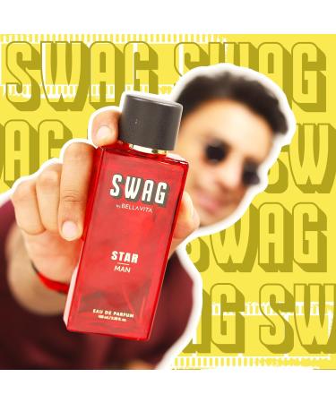 Luxury Men Swag Star Eau De Parfum Liquid Perfume With Bergamot Tonka Jasmine & Lily|Woody & Musky Premium Long Lasting Fragrance Scent 100Ml (3.38 fl.oz) - Buy Online on GoSupps.com