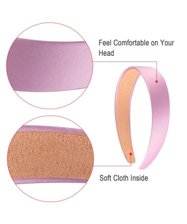 SIQUK 12 Piece Satin Wide Headbands for Women & Girls - Multicolored Fashion Accessories - Buy Online on GoSupps.com