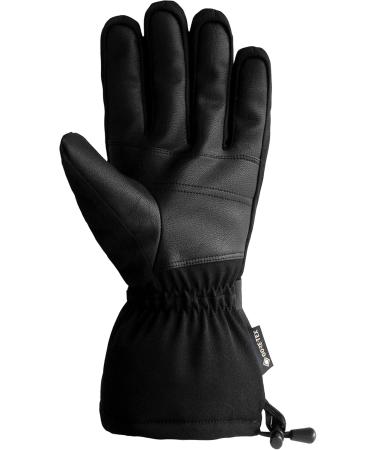 Reusch Men's Winter Gloves 7701 - Warm Waterproof GORE-TEX Ski Gloves in Black/White - Size M - Buy Online on GoSupps.com