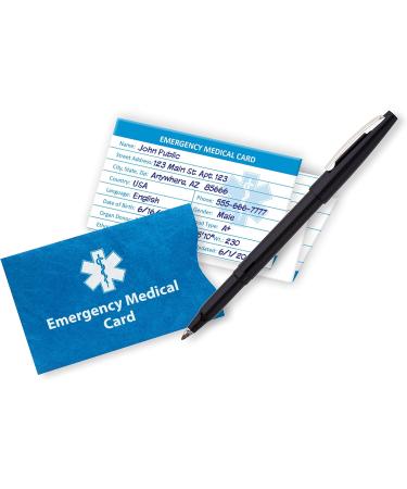 Durable Medical Alert Bracelets for Men & Women - Customizable Nylon Nato Wristbands with Medical ID Tag - Fits 5.5-9.0 - Blue Medical Star of Life - Buy Online on GoSupps.com