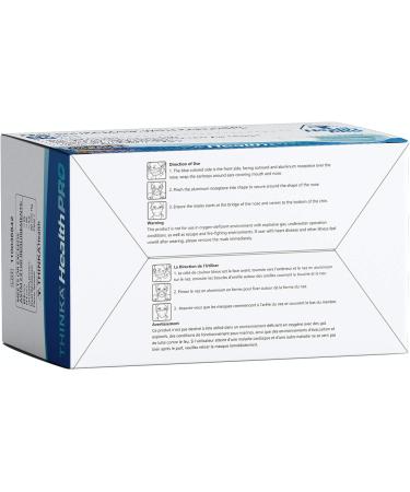 THINKA FACE MASK WITH EARLOOPS (50pcs) - Medical Mask - Surgical Mask -ASTM Level 1 Mask - Buy Online on GoSupps.com