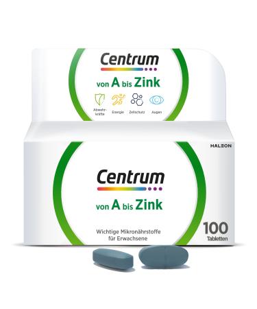 Centrum from A to Zink 100 St. - High -quality nutritional supplements for daily complete supply with micronutrients.Undiminished 100 pieces (1 pack) - Buy Online on GoSupps.com