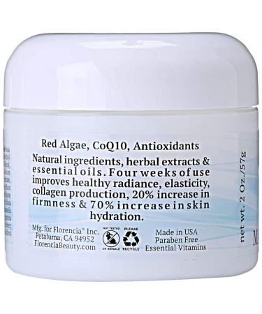 Florencia Marine Moisturizer | Ultra Hydrating Face & Neck Cream with Hyaluronic Acid | Youthful Radiance Firming & Anti-Wrinkle Care for Men & Women - International Shipping Available - Buy Online on GoSupps.com