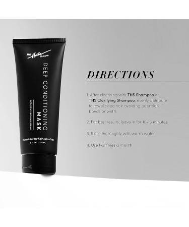 Salon Professional Deep Conditioner Mask by The Hair Shop | For All Hair Types | Ideal for Remy Human Hair Extensions & Wigs | Cruelty-Free (8 oz) - Buy Online on GoSupps.com