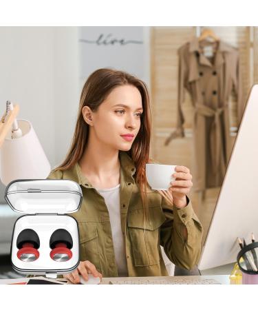 Fovolat Quiet Ear Plugs Reusable Noise-Reducing Earplugs Soft Silicone Ear Plug Noise-Reducing Earplugs Reusable Hearing Protection for Sound Reduction Sleep Travel Black Red 1 count (Pack of 1) - Buy Online on GoSupps.com