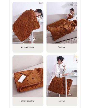 Bosuge USB Heated Blanket Scarf - 3 Heating Levels for Home Office Travel & Outdoor (Purple) - Warmth Anywhere! - Buy Online on GoSupps.com