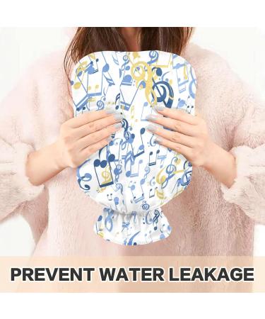 Buy Naanle 2L Musical Hot Water Bottle - Large Transparent Bag for Bed & Hand/Foot Warmer - Heat & Cold Therapy for Pain Relief - Buy Online on GoSupps.com