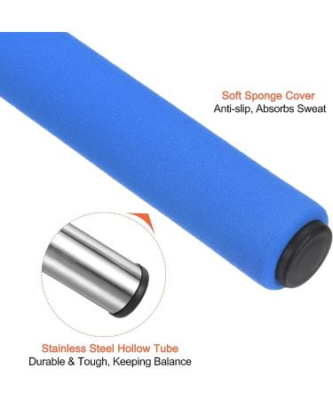 Stainless Steel Sponge Track Baton for Athletics Game - Blue - Buy Online on GoSupps.com