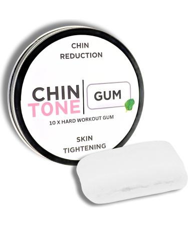 ChinTone Jawline and V Face Exerciser HARD GUM: DOUBLE CHIN REDUCER Neck Firming Anti-Aging Skin Tightening Lifting Wrinkle Remover Jaw sharpener. Chew to a sharper healthier look - Buy Online on GoSupps.com