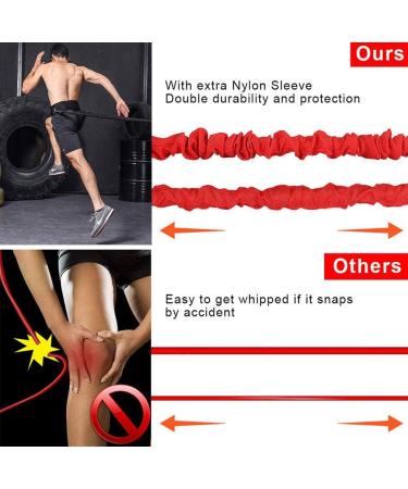 YNXing Dynamic Resistance Trainer | 9.8ft Elastic Cord for Strength Power & Agility Training - Improve Speed & Performance - Buy Online on GoSupps.com