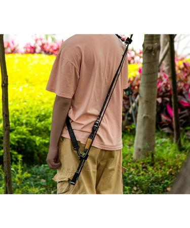 Adjustable Fishing Rod Carry Strap | Shoulder Belt Sling for Fishing Pole | Black Wrap - Buy Online on GoSupps.com