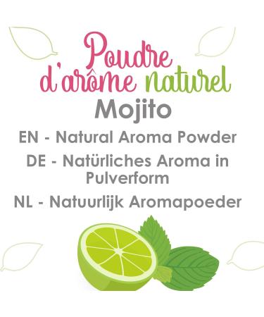 Natural Food Flavor Powder Mojito Flavor 15 g - Buy Online on GoSupps.com