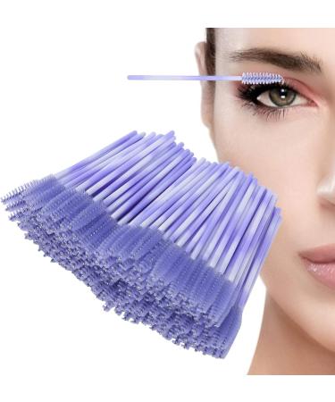 Mascara Eyelash Brush Eyelash Brush Light Safe 200pcs Portable for Women Daily Makeup Ladies Beauty Salon(Light purple) - Buy Online on GoSupps.com