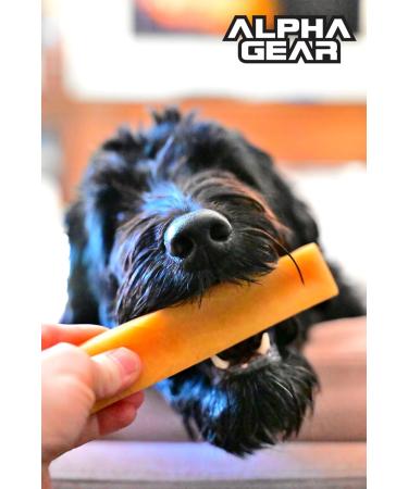 Alpha Gear Yak Cheese Dog Favourite Chews. 8 sticks Medium Original All-Natural Chews for Dogs. Long Lasting odorless and Great for Oral Health (8 Sticks Medium) - Buy Online on GoSupps.com