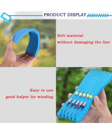 XSHAO 60-Piece Foam Fishing Leader Winders - Durable Tool Accessories for Organizing Fishing Cords (Random Colors 3 Sizes) - Buy Online on GoSupps.com