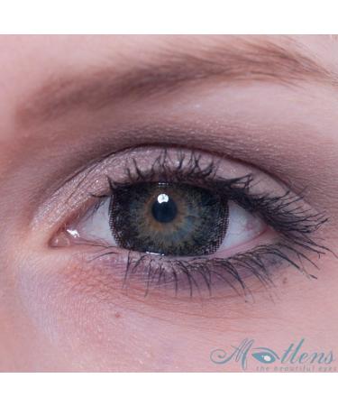 Buy Matlens Colored Contact Lenses - Gray Circle Lenses for Big Eyes | 2 Pack + Care Kit | 2.25 Diopters - Buy Online on GoSupps.com