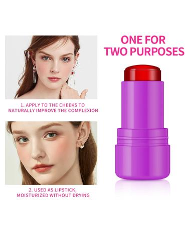 Beneath Lipstick SPRITZ CORAL - Cooling Water Jelly Lip & Cheek Stain | International Shipping Available - Buy Online on GoSupps.com
