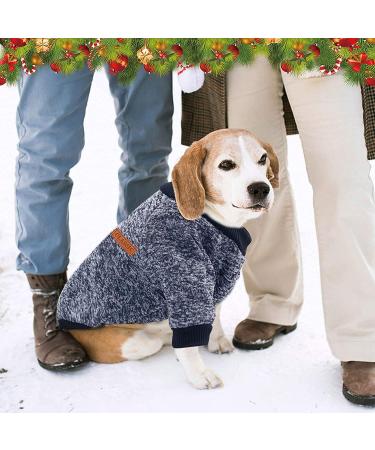Hylyun 4 Pieces Knitted Dog Sweaters for Small & Medium Dogs | Warm Winter Clothing for Puppies & Cats | Soft & Comfortable Dark Colors - Buy Online on GoSupps.com