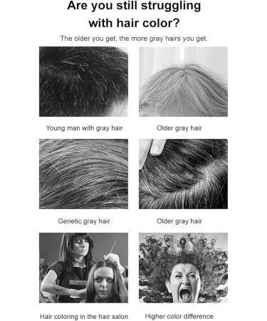 DFEPPJHG Caviar Protein Hair Color Bubble Hair Color Bubble Hair Color Shampoo Natural Plant Hair Color Shampoo for Women and Men - Buy Online on GoSupps.com