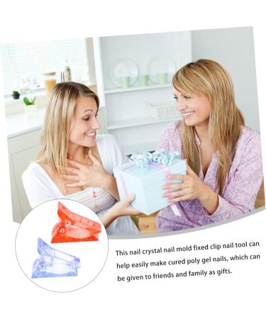 Mikinona 36 Pcs Nail Clip Plastic Finger Extension Clip Nail Binder Clips Food Bag Clips Nail Tip Clips Finger Nail Tip Nail Forms Clips Nail Dip Kits Clips for Nails Nail Gel Heavy Clamp 1 count (Pack of 1) Red Bluex3pcs - Buy Online on GoSupps.com