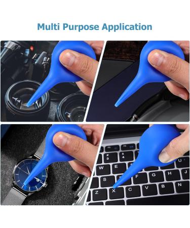 6 Pcs Ear Syringe Rubber Hand Squeeze Bulb for Adults - Ear Cleaning Laboratory Tool - Buy Online on GoSupps.com