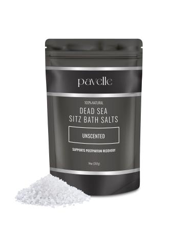 Pavelle Dead Sea Sitz Bath Salts 100% Natural Mineral Soaking Crystals for Postpartum Recovery  Relaxation  Women Self Care  Hemorrhoids & Cyst Pain Relief Made in The USA Unscented  14oz