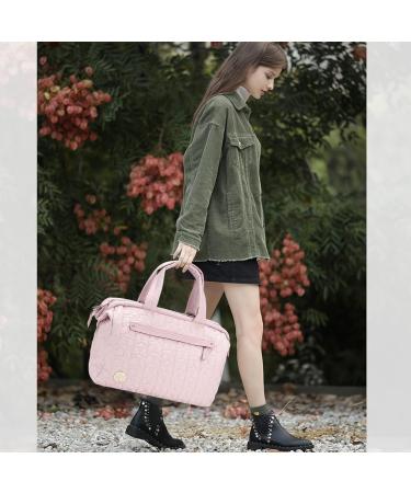 SONARIN Multi-Pockets Baby Nappy Changing Tote Bag - Stylish Large Capacity Travel Diaper Bag in Pink - Buy Online on GoSupps.com